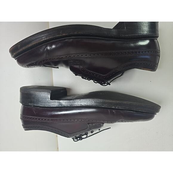 Vintage Florsheim Royal Imperial 97628 Kenmoor Wingtip Longwing Shoes 8.5 D main image 12